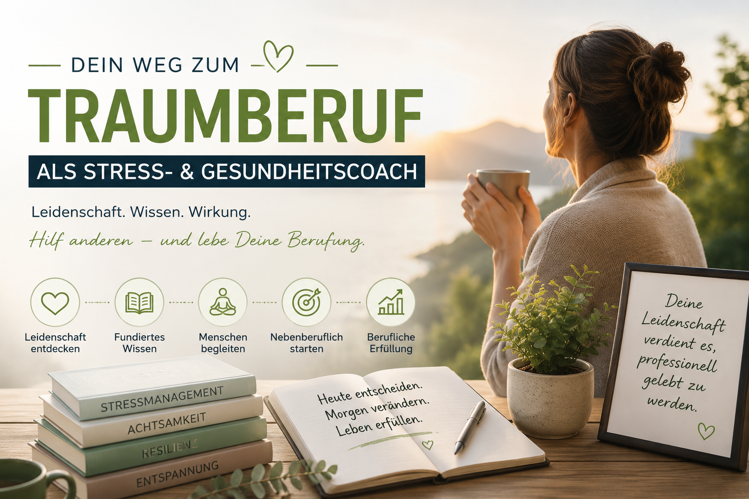 Wie kommt man zu seinem Traumberuf als Stress- bzw. Gesundheitscoach