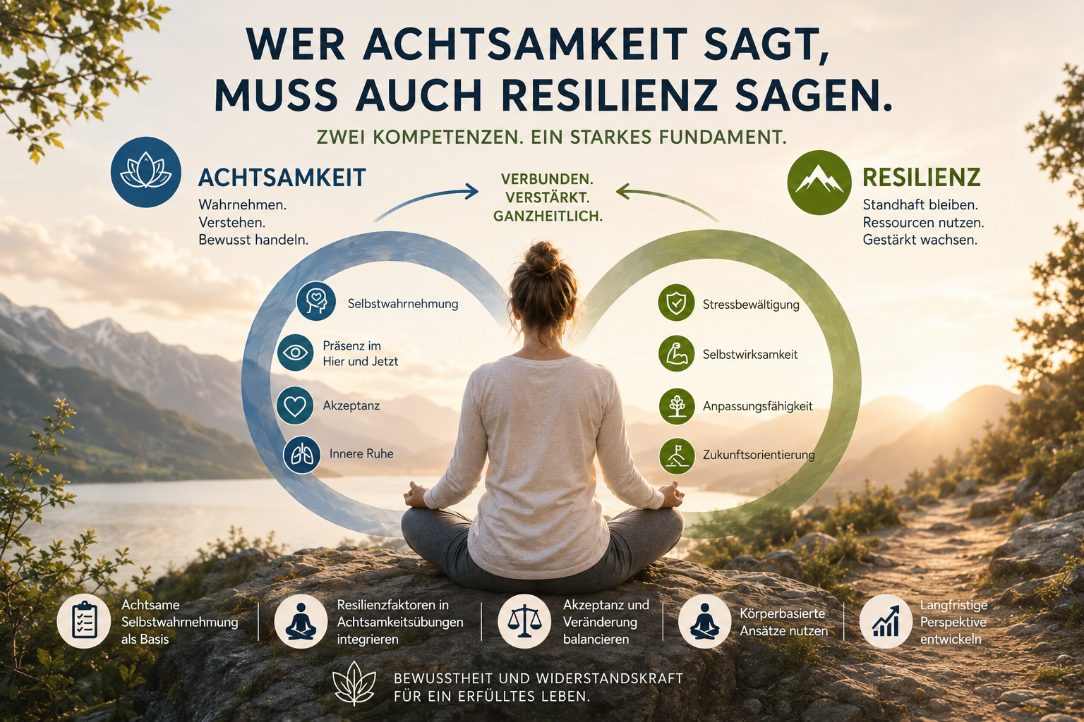 Wer Achtsamkeit sagt, muss auch Resilienz sagen