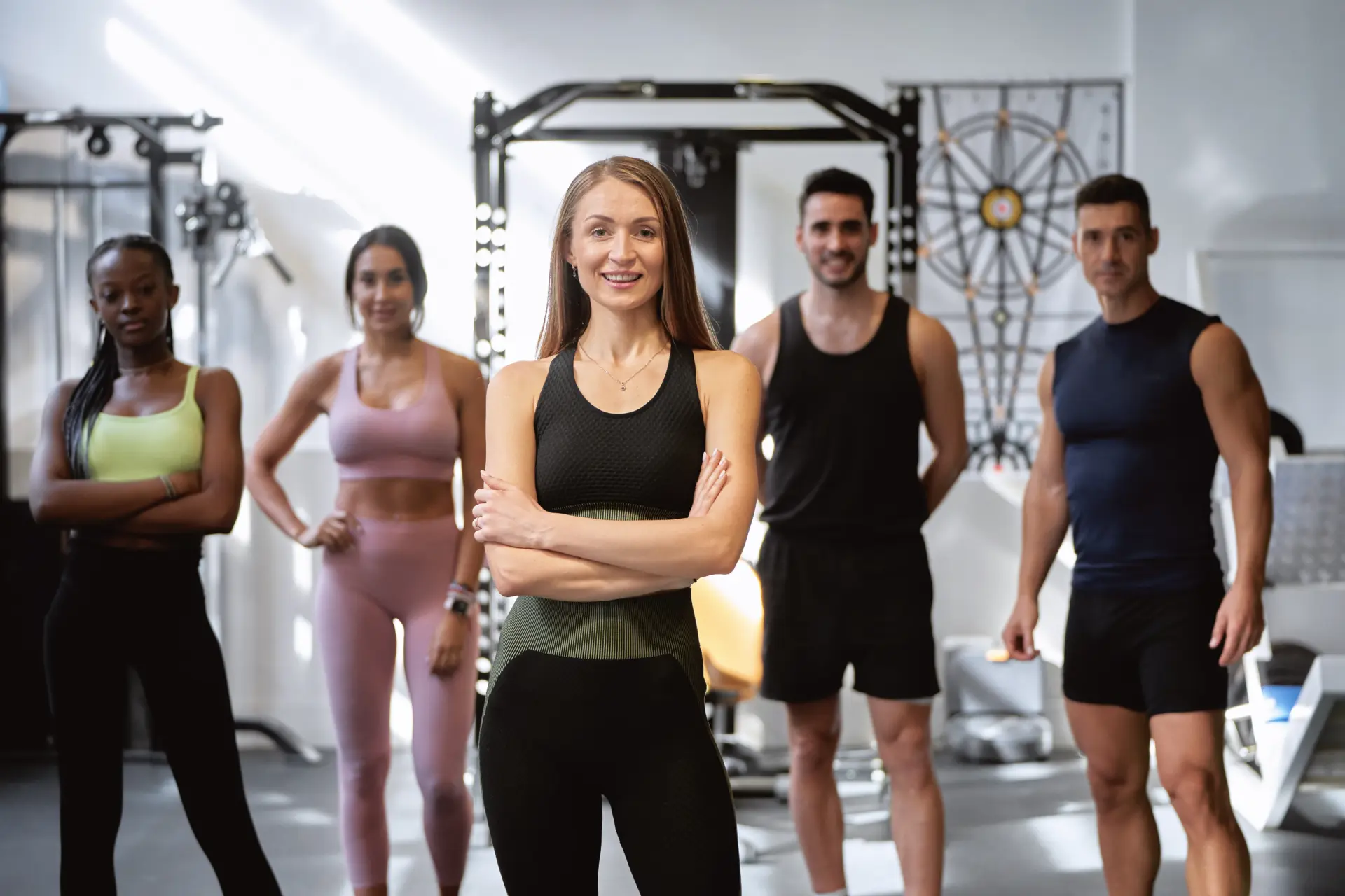 Fitness Class With Crossed Arms In Gym 2026 01 06 09 14 40 Utc