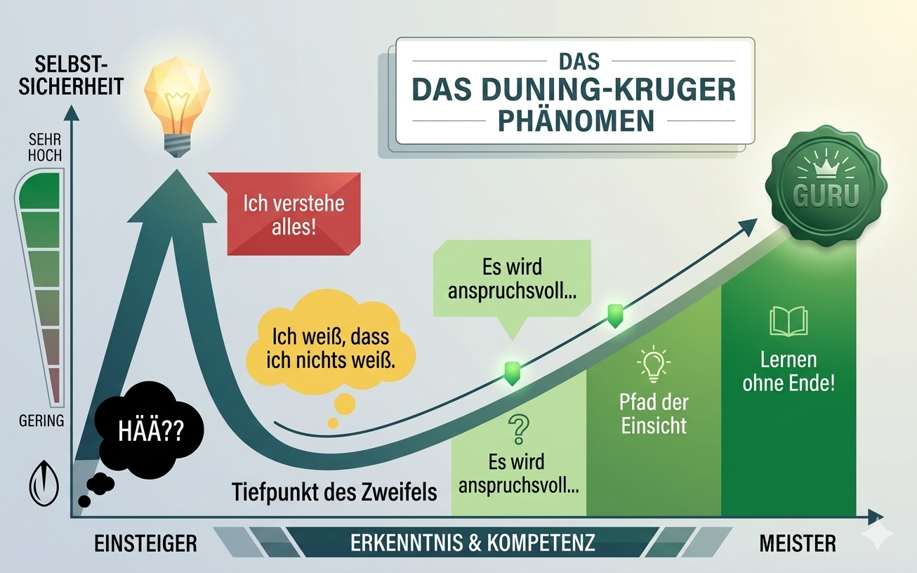 Der Dunning-Kruger-Effekt: Die Unfähigkeit zur Selbsterkenntnis