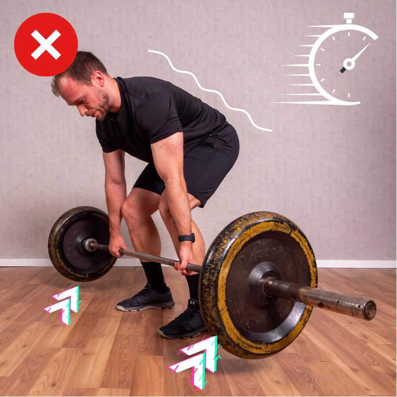 Langhantel Training Touch And Go Wird Zu Unkontrolliert