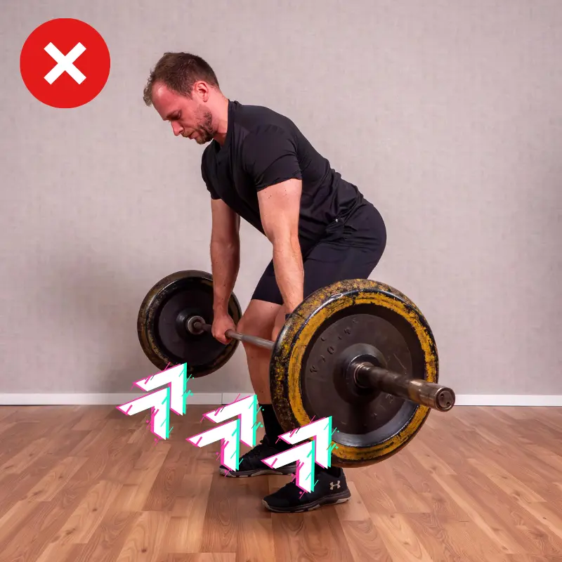 Langhantel Training Zu Schnell Vom Boden Wegdruecken
