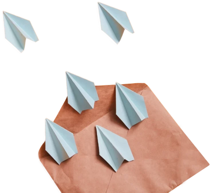 Letter Paper Planes